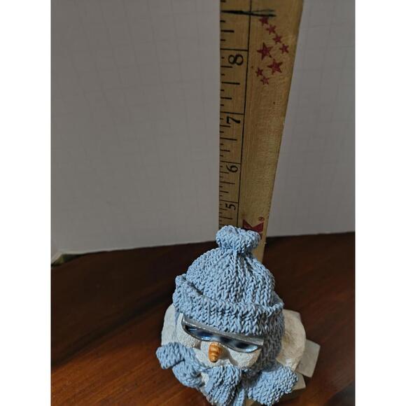 Snow Buddies Cousin Slick 5" Snowman Figurine 2000 Department 13 Vintage - Picture 3 of 9
